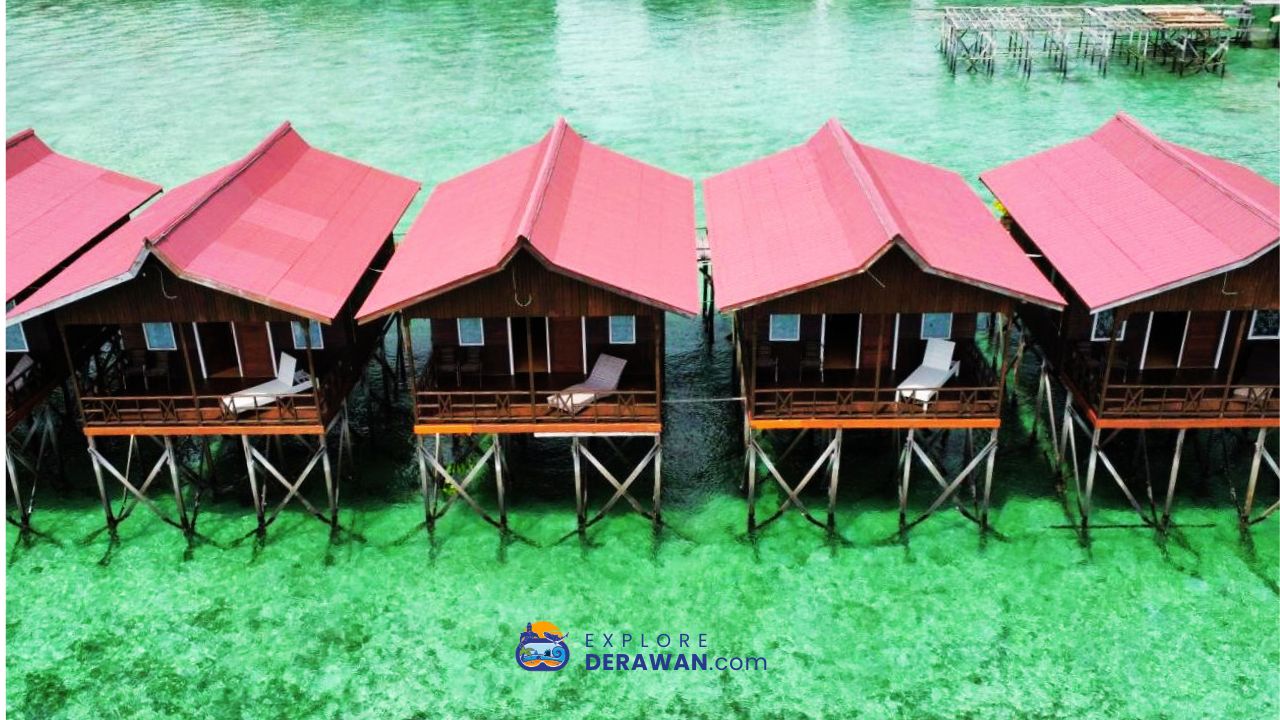 Penginapan Derawan Fisheries water Villa
