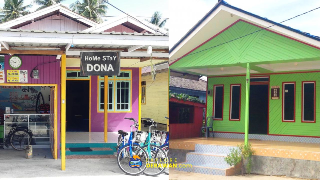 Akomodasi Homestay Derawan
