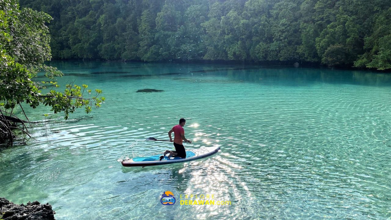 paddle board derawan